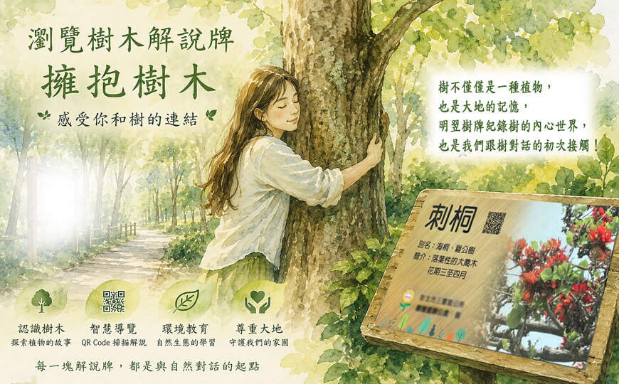 Blooming 綻放專業攝影 稚子之心解說牌