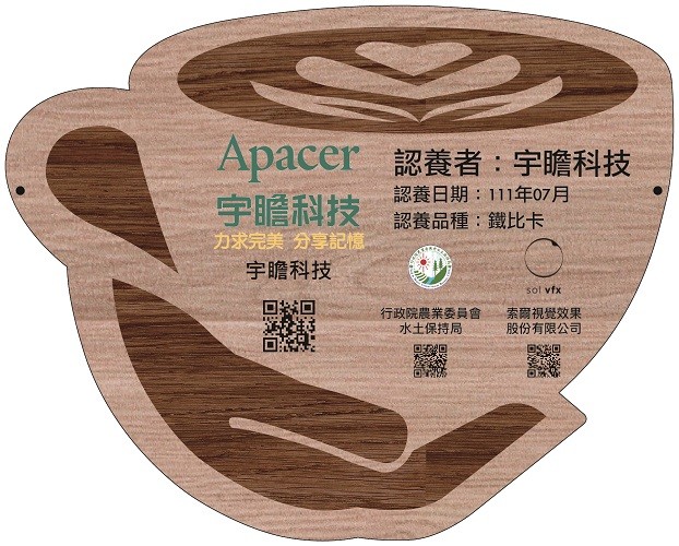 公園綠地行道樹認養標示牌