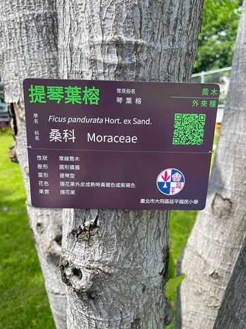 外來種解說牌
